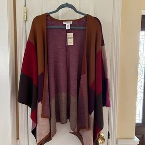 Coldwater creek poncho new with tags . One size